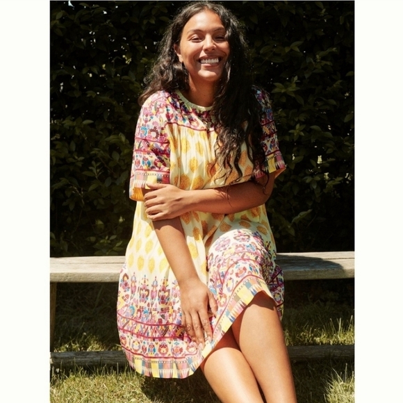 Anthropologie by Tanvi Kedia Narcisa Caltha Swing Dress XS - Picture 3 of 16
